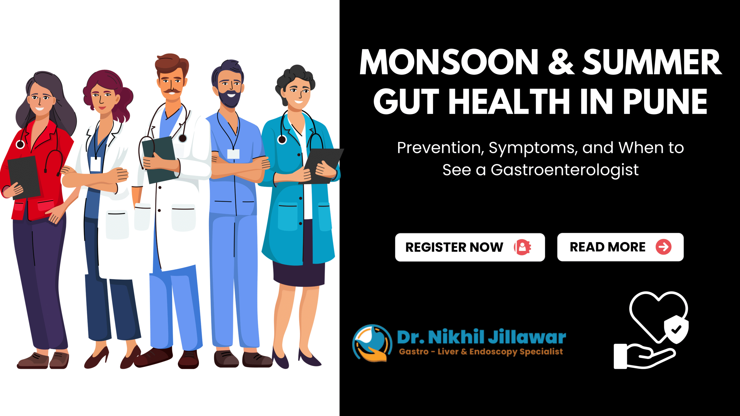 Doctor advising a patient on maintaining gut health during monsoon and summer in Pune at Sri Gastro Clinic