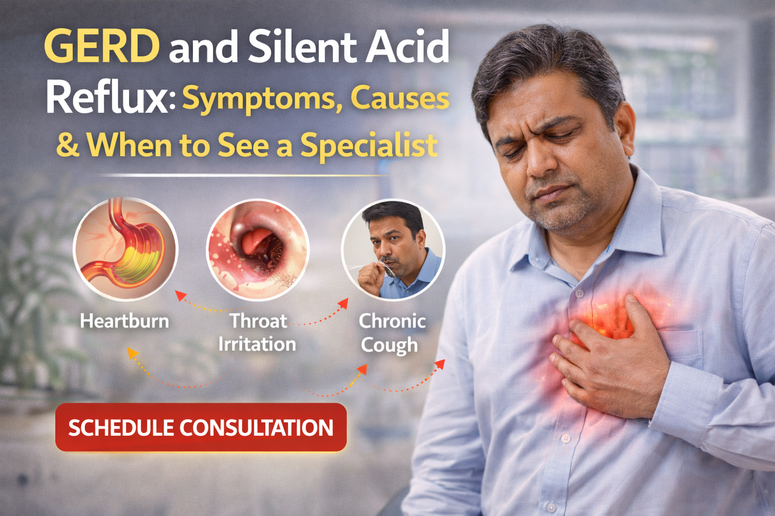 Understanding GERD and Silent Acid Reflux: Symptoms, Risks & When to See a Specialist