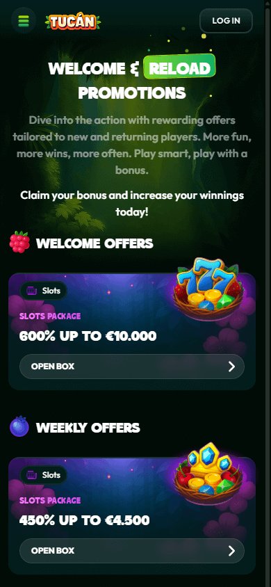 Guide to tucan casino bonus
